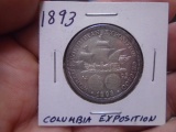 1893 Columbian Exposition Silver Half Dollar