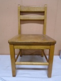 Solid Wood Child's Chair