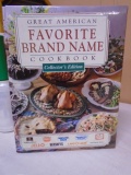 Large Collector's Edition Favorite Brand Name Hardback Cookbook
