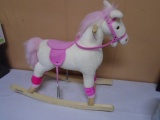 Happy Trails Plush Rocking Horse