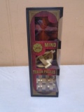 3pc Wooden Mind Teaser Puzzle Set