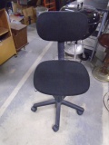 Black Rolling Office Desk Chair
