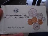 1989 United States Mint Uncirculated Coin Set