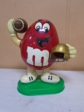 Red M&M Football Player Dispenser