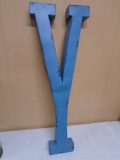 Large Metal Y Wall Art