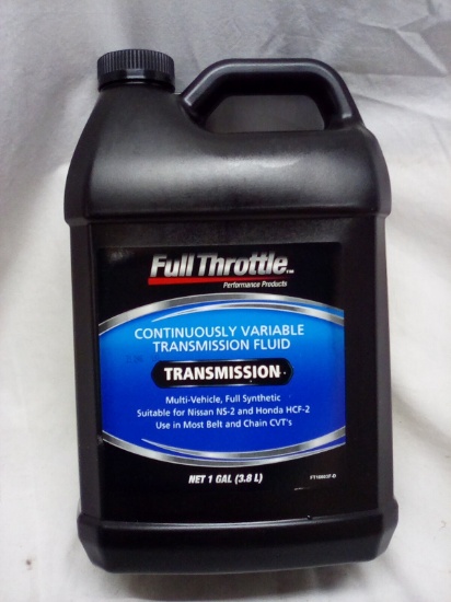 Single Gallon of Full Throttle Cont. Variable Trans. Fluid- #FT10603F-D