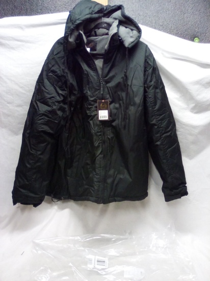 Victory Sportswear L Unisex Fleece Lined Detachable Hood Jacket- MSRP $90