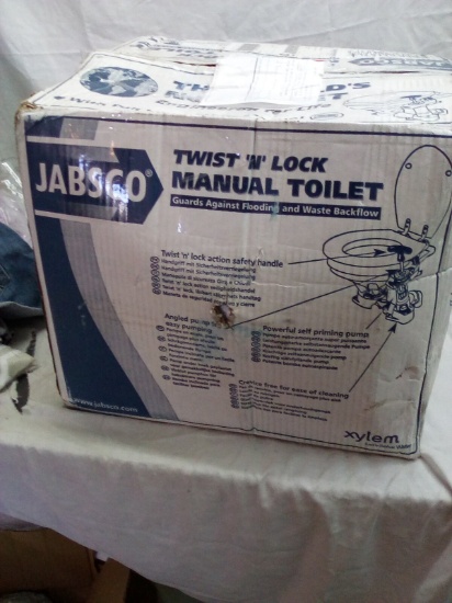 Twist n lock Manual Toilet