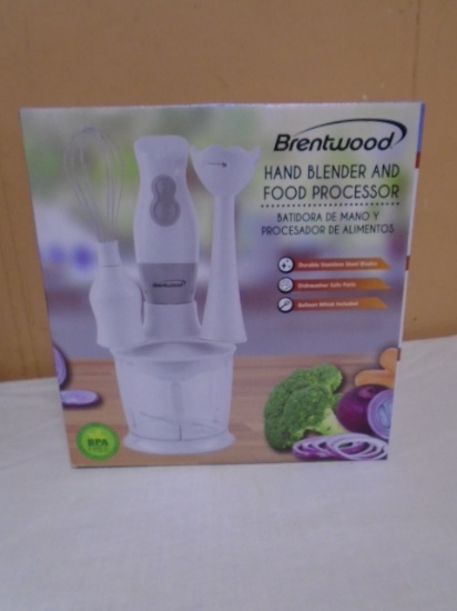 Brentwood Hand Blender & Food Processor