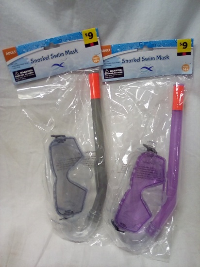 Pair of Adult Size Snorkel Sets