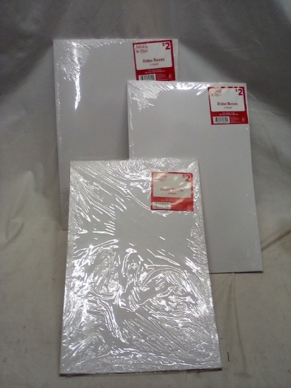 3 Dual Packs of 17"x11"x2.3" Robe/Clothing Boxes