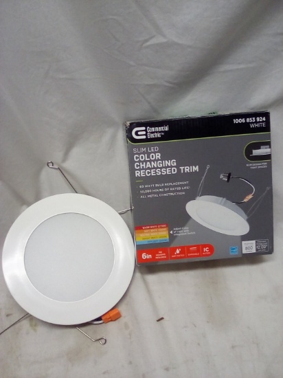 Commercial Electric Slim LED Color Changing Recessed Trim Light Replacement