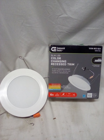 Commercial Electric Slim LED Color Changing Recessed Trim Light Replacement