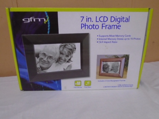 GFM 7 In. LCD Digital Photo Frame