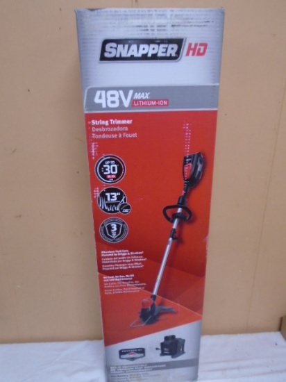 Brand New Snapper HD 48V Max Lithium Ion Trimmer