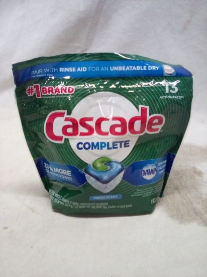 Single 13Count Bag of Cascade Complete Fresh Scent ActionPacs