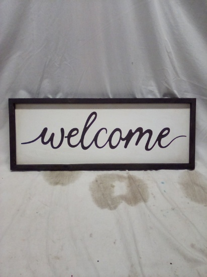 23.5"x9" Home "Welcome" Sign