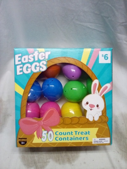 50 Count Easter Egg Treat Container Case