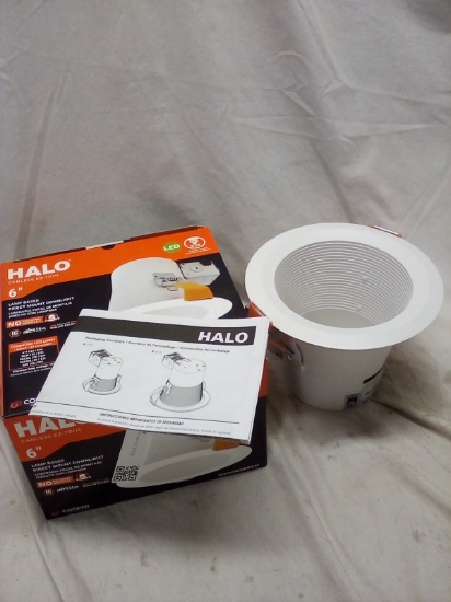 HALO Canless 6" LED EZ-Trim Lamp Based Direct Mount Downlight