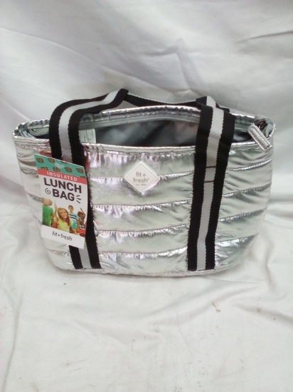 Fit & Fresh lunch bags Metallic Silver