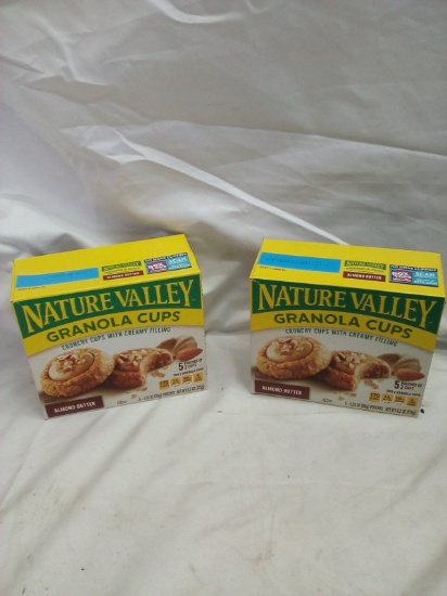 Qty. 2 Boxes of Nature Valley Granola Cups 5 per