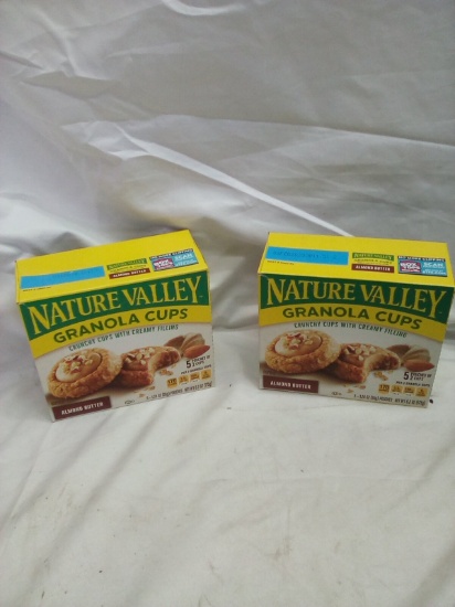 Qty. 2 Boxes of Nature Valley Granola Cups 5 per