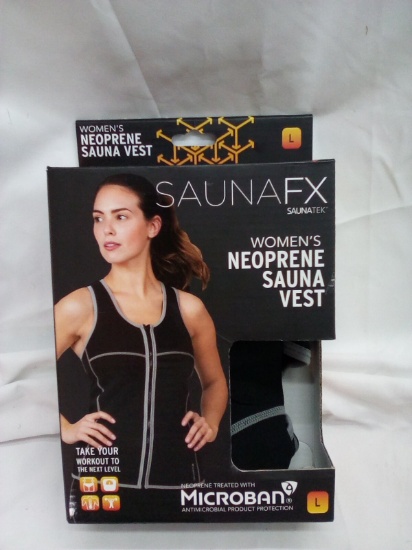 Women’s Large Neoprene sauna FX vest Microban