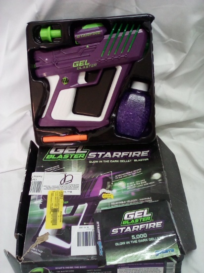 Gel Blaster Starfire untested with extra glow in dark Gels