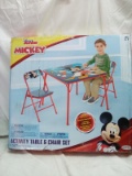 Disney Jr Mickey table and chairs set