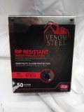 Venom Steel rip resistant disposable gloves possibly 50 count