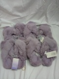 Slippers Size 9/10 purple quantity 4 pair