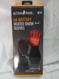 AA Battery Heated Snow Gloves Women’s one size fits most