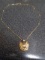 16in Goldtone Necklace w/ Yorkie Charm
