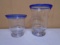 2pc Set of Handblown Glass Vases