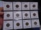 Group of 12 Assorted Date Indian Head Cents