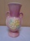 Vintage Hull USA 894 Floral Glossy Glaze Vase