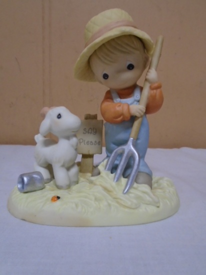 Precious Moments "Fork Over Those Blessings Together" Figurine