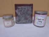 3pc Group of Brand New Candles