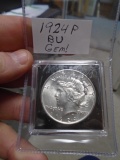1924 P Mint Silver Peace Dollar