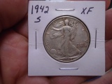 1942 S Mint Silver Walking Liberty Half Dollar