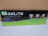 Maxlite Nickel Finish LED Vanity Light