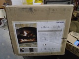 Allen & Roth Black Willow Finish Vented Gas Log Set