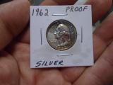 1962 Silver Proof Washington Quarter