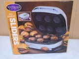 Nostalgia All Legue Sliders Electric Mini Burger Maker