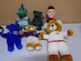 Group of Assorted Sports Plush