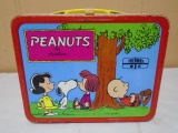 Vintage Peanuts Metal Lunch Box Full of Legos