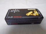 50 Round Box of BPS 9mm Cartridges