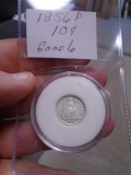 1856 P Mint Silver Seated Liberty Dime
