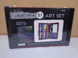Master's Touch 51pc Acrylic Paint Set in wooden Case