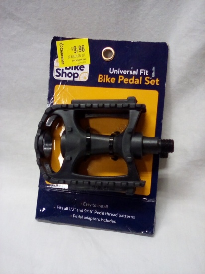 Bike Shop Universal Fit Bike Pedal Set